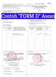 Kalian pernah deh pasti melihat sengketa antara penyewa dengan. Contoh Form D Certificate Of Origin Form D Untuk Kegiatan Ekspor Dan Impor Barang Antar Negara Asean Indonesia Undername Import Export Blog