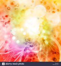 Bright Circles Of Light Abstract Color Background Stock