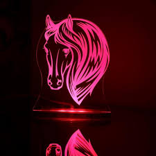 Horse Night Light Gallop Guru
