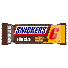 snickers bar fun size