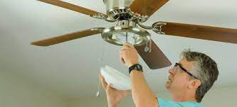 replace a ceiling fan light socket
