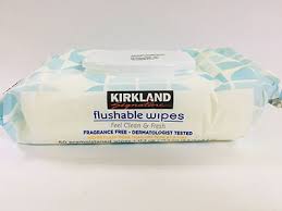 kirkland flushable wipes