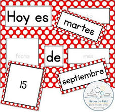 Spanish Basics Spanish Alphabet And Spanish Calendar Chart