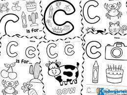free printable letter c coloring sheet