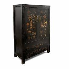 black lacquer wedding cabinet from
