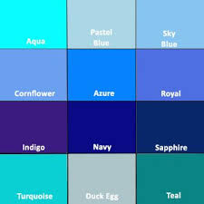Homescapes Blue Colour Chart In 2019 Blue Tones Pastel