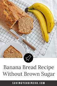 banana bread recipe without brown sugar