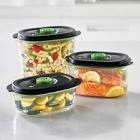 3-piece Quick Marinate Containers FoodSaver