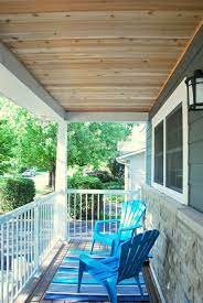 How To Build A Cedar Porch Ceiling