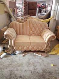 wooden camel back sofa at rs 7000 piece