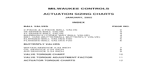 Actuation Sizing Chart Pdf Document