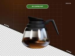 Premium Psd Coffee Pot 3d Icon