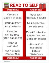 Daily 5 Read To Self Poster Chart