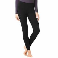 32 Degrees Womens Heat Small Weight Base Layer Black Legging Pant A60