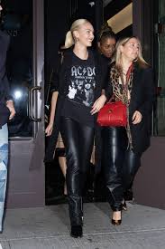 candice swanepoel rocks an acdc t shirt