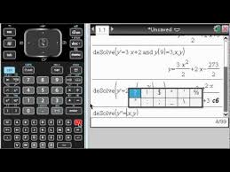 diffeial equation solver on ti