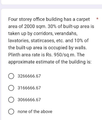 solved four y office building has