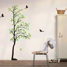 Wall Decals Tree Flying Birds Wall Art