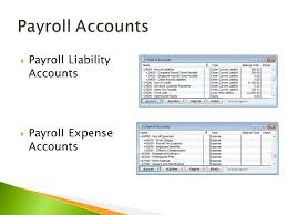 2012 Set Up Payroll Accounts In The Chart Of Accounts