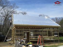 Adding ceiling insulation to your pole barn stops heat from escaping during the frigid months of winter, making it easier for you to enjoy your pole barn. Pole Building Insulation Tam Lapp Construction Llc