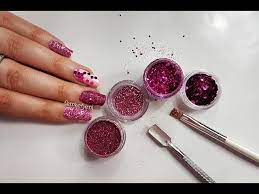 apply loose glitter to your nails