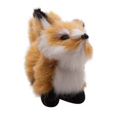 Gishima 2pcs ceramic fox figurines home decor animal statues collectible figurines home,study,office decoration. Other Stuffed Animals Realistic Stuffed Animal Soft Plush Kids Toy Sitting Fox Home Decor 9 7 8cm Toys Hobbies