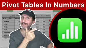 the new pivot table feature in numbers