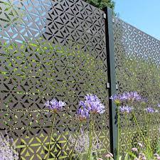 motif decorative screening fence panel