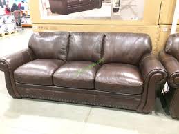 leather couch sofa new floor model