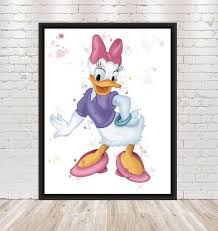 Daisy Duck Poster Daisy Duck Watercolor