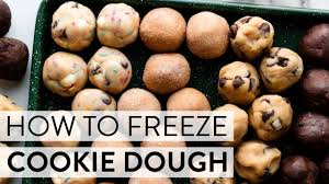 how to freeze cookie dough video