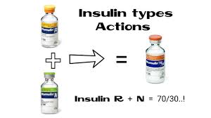insulin r n and 70 30 insulin