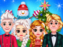 frozen princess christmas celebration