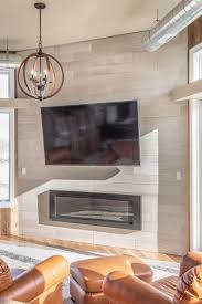 5 Elegant White Stone Fireplace Design