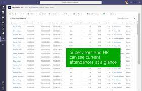 time and attendance for microsoft teams