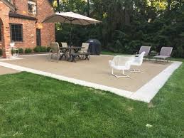 oakland county exposed aggregate patios