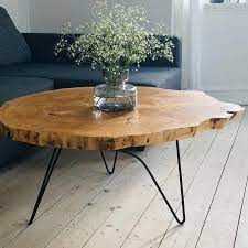 Coffee Table Wood Roundmodern Coffee