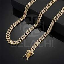 gold br men s hip hop neck chain at