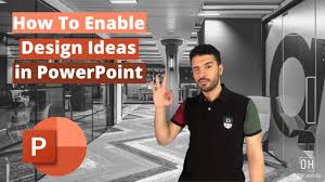 enable design ideas in powerpoint