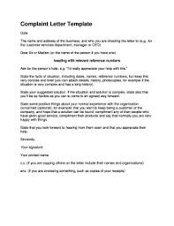 12 Printable Formal Complaint Letter Sample Against A Person