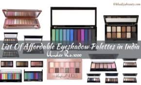 list of affordable eyeshadow palettes