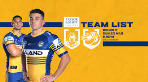 The eels opened their 2020 campaign with a win over the bulldogs but had to fight every inch of the way and will be looking to improve in a few areas against the titans. Parramatta Eels Auf Twitter Team List Titans V Eels Round Two Parramatta Eels Coach Brad Arthur Has Named His Side To Take On The Gold Coast Titans In Round Two