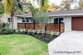 Horizontal Fence Design A Modern And
