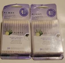 2 almay makeup eraser sticks 24ct each