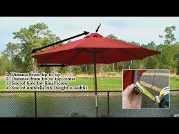 Umbrella Replacement Measurement Tips