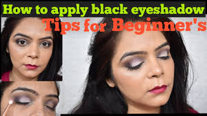 black eyeshadow tips for beginners