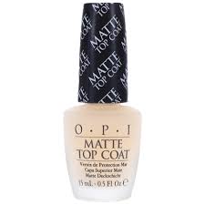 opi nail lacquer matte top coat clear