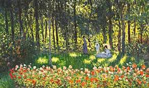 Claude Monet Garden Painting Could