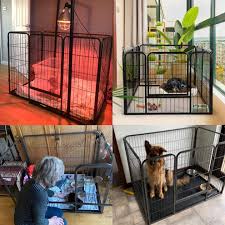 heavy duty dog crate cage pet puppy