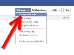 how to edit a facebook business page 4